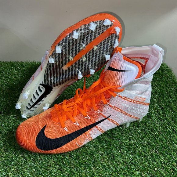 Nike Untouchable 3 Elite White Orange Football Cleats AO3006-118 Men Size NEW - Picture 9 of 11